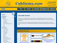 Tablet Screenshot of cubitems.com